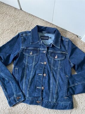 Calvin Klein Jeans Indigo Blue Denim Trucker Jacket
